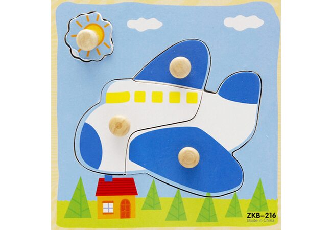 Вкладыши-пазлы «Самолет»
