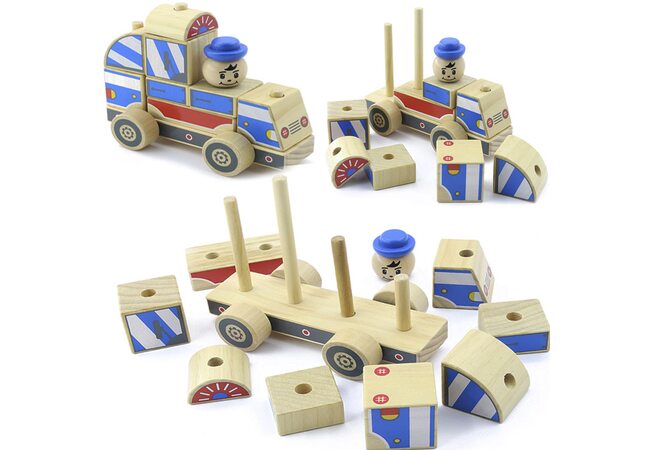 Автомобиль конструктор «Полиция»