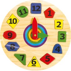 Часы с геометрическими фигурами