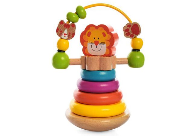 Пирамидка неваляшка «Львенок»