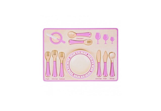 Набор столовых приборов «Розовый»