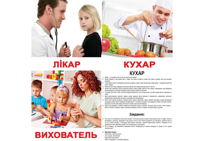 Великі українські картки з фактами «Професії», 20