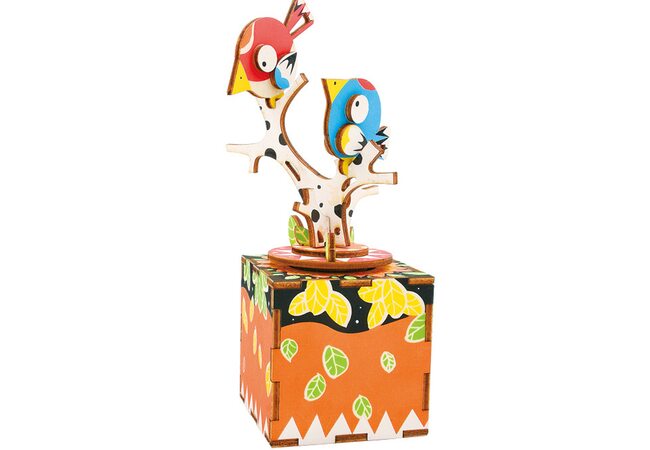 Музыкальный конструктор «Птички», заводной.