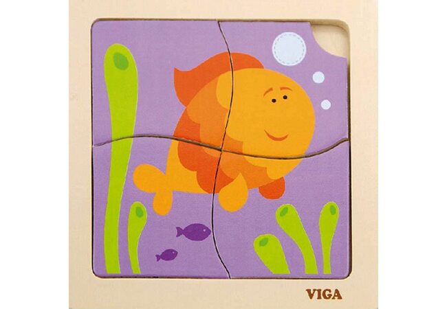 Пазл «Рыбка», 4 дет.