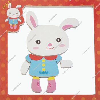 Магнитный пазл «Заяц»