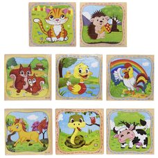 Пазлы «Животные», 16 дет