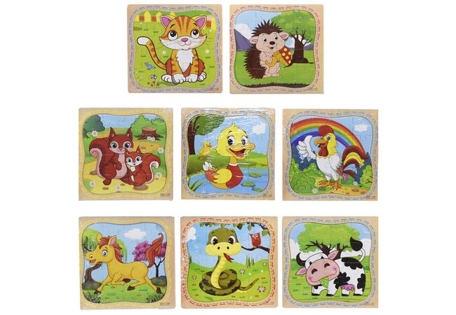 Пазлы «Животные», 16 дет