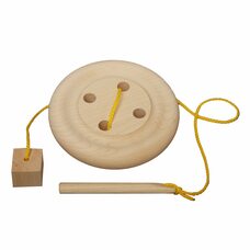 Деревянная шнуровка «Пуговица»