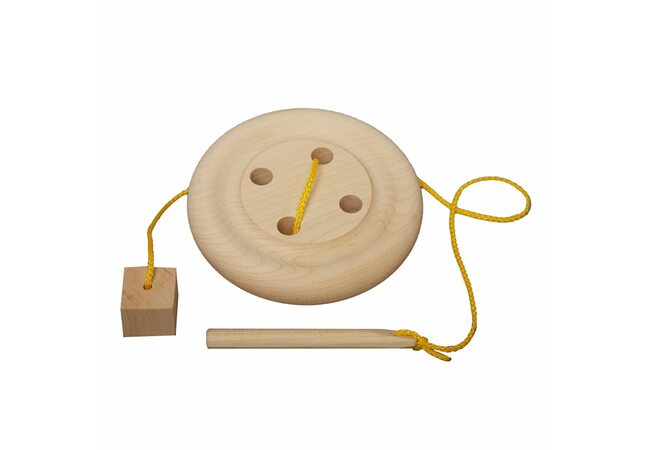 Деревянная шнуровка «Пуговица»