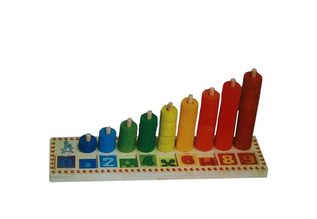 Пирамидка-счет 0-9