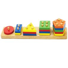 Сортер «5 Фигур» (цветной)