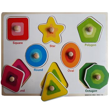 Рамка-вкладыш «Фигуры» (англ.яз.)