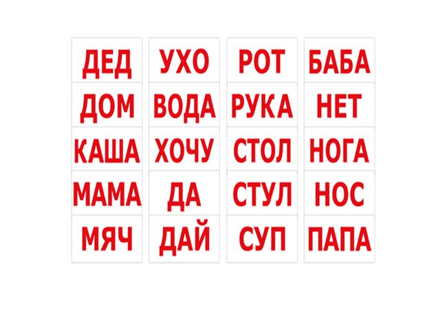 Великі російські картки «Читання за Доманом», 20
