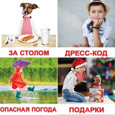 Русские карточки «Правила поведения» (МИНИ), 40