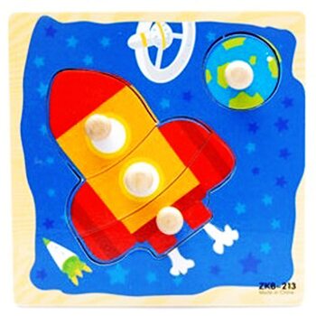 Вкладыши-пазлы «Ракета»