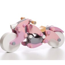 Магнитный конструктор «Мотоцикл» (rose)