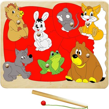 «Рукавичка», мозаика + рыбалка, 25 дет.