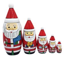Матрешка «Дед Мороз», 5 в 1