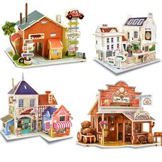 Сборные модели строений.