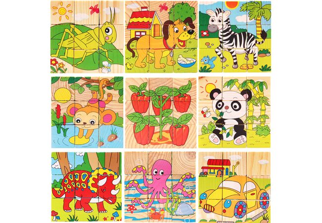 Кубики «Тематические», 9 шт