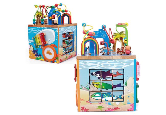 Развивающий бизикуб «Морские приключения»