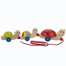 Паровозик «Семья черепашек»