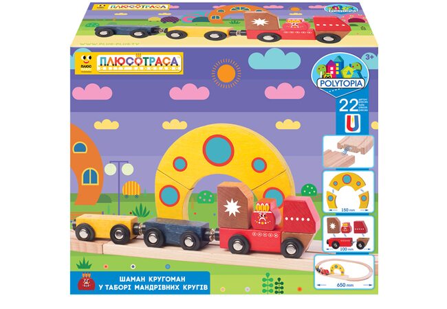 Политопия. Конструктор Шаман Кругоман в лагере путешествующих кругов, 22 дет.