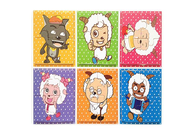 Пазлы «Sheep and wolf», 4 эл.