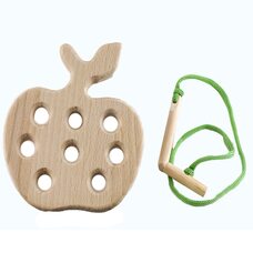 Шнуровка яблоко (неокрашенное)