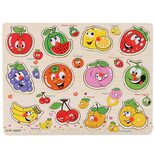 Вкладыши «Фрукты: найди пару»