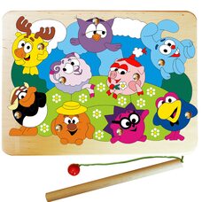 «Смешарики», мозаика + рыбалка, 22 дет.