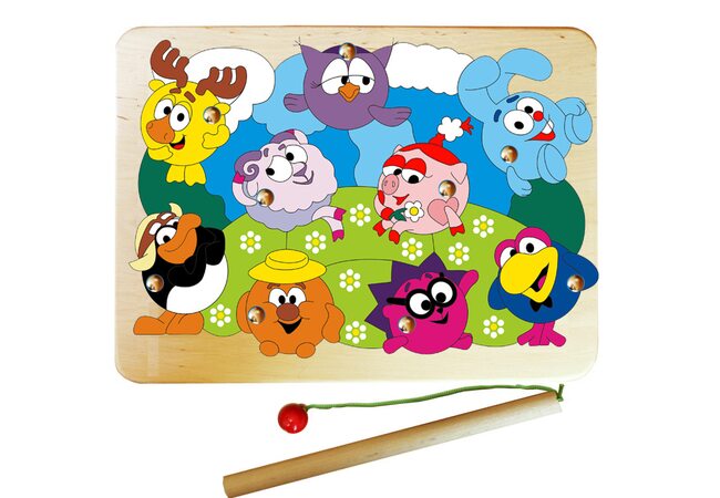 «Смешарики», мозаика + рыбалка, 22 дет.