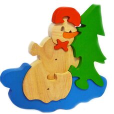 «Снеговик» 3D пазл, 8 дет.