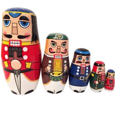 Матрешка «Солдаты», 5 в 1