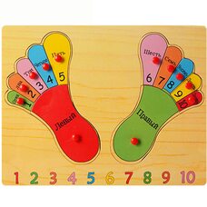 Вкладыши «Части тела» (Стопа)