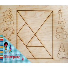 Танграм (набор для творчества). Маленький.
