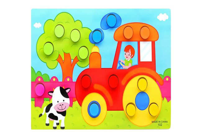 Забавные картинки «На тракторе»