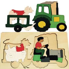 Мозаика «Трактор», двухслойная