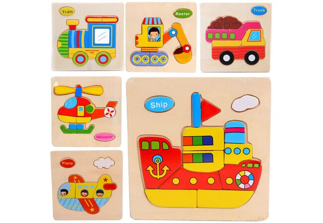Пазлы для малышей «Транспорт»