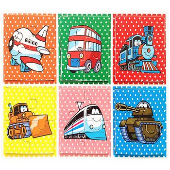 Пазлы «Transport», 4 эл.