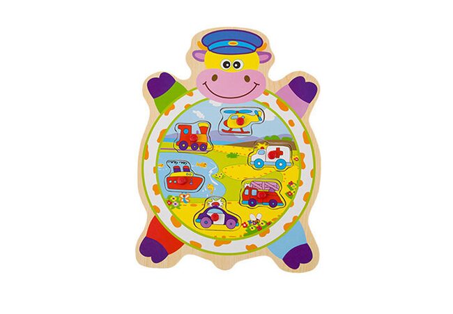 Фигурные вкладыши «Транспорт».