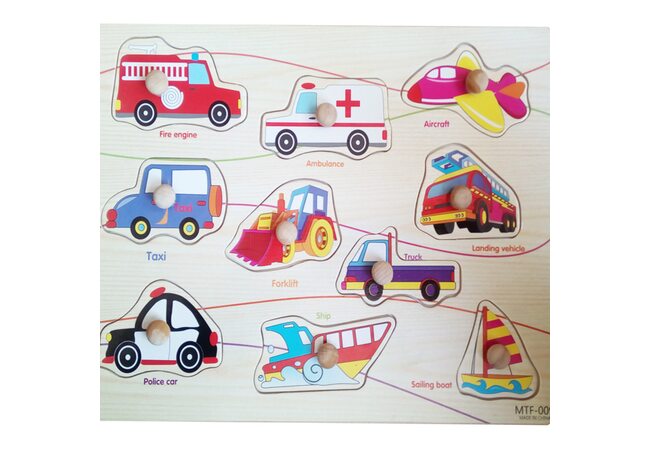 Вкладыши «Виды транспорта» (англ.)