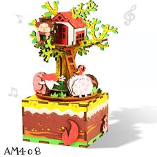 Музыкальный конструктор «Домик на дереве», заводной.