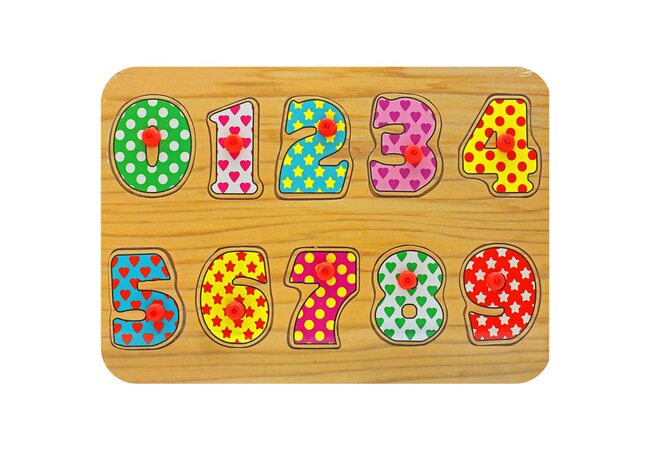 Вкладыши «Циферки», от 0 до 9