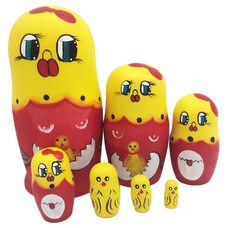 Матрешка «Цып-Цып», 7 в 1