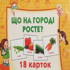 Набор карточек «Овощи» (укр.)