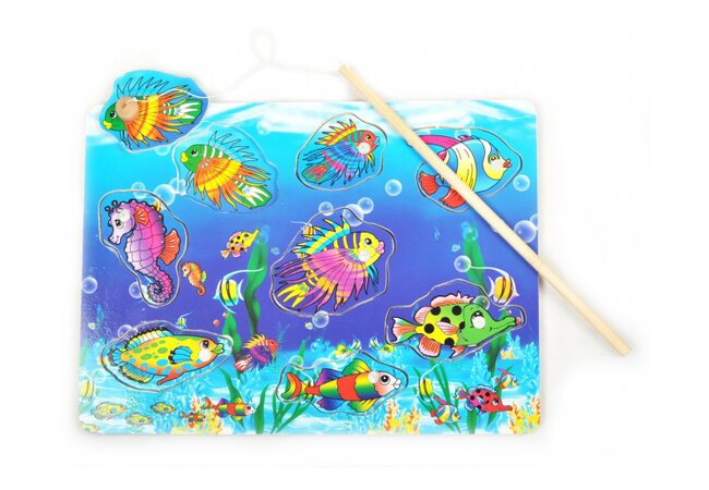 Ловим рыбку в пруду