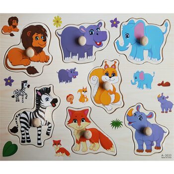 Рамка-вкладыш «Забавные животные»