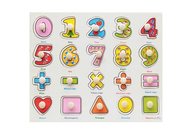 Рамка-вкладыш «Цифры-знаки-фигуры»