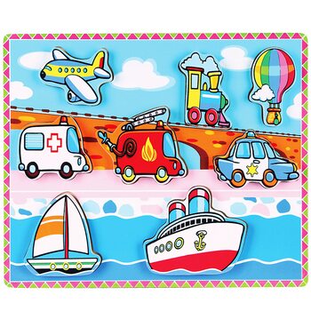 Об'ємні вкладиші «Транспорт»